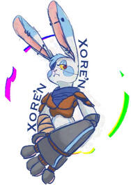 Anthro Half with a simple background